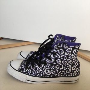 Limited edition purple converse